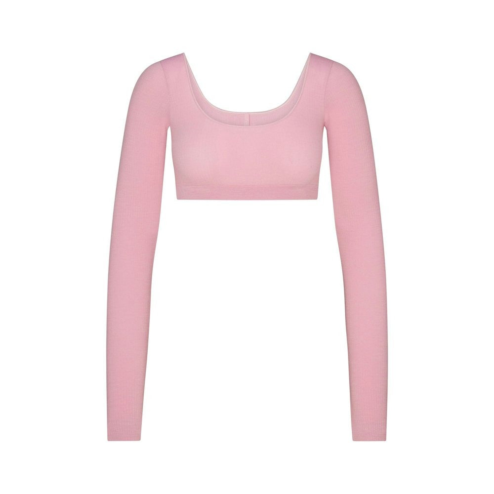 LONG SLEEVE SUPER CROPPED TOP