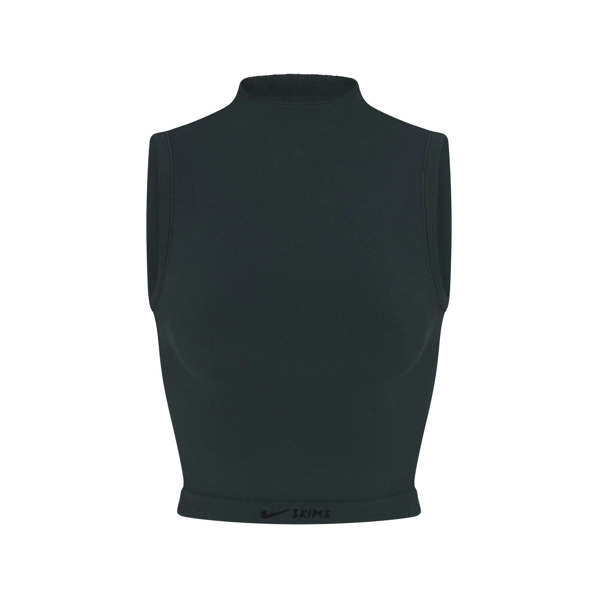MOCK NECK BRA TOP