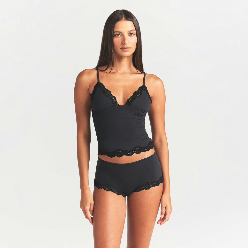 TRIANGLE CAMI AND BOY SHORT SET