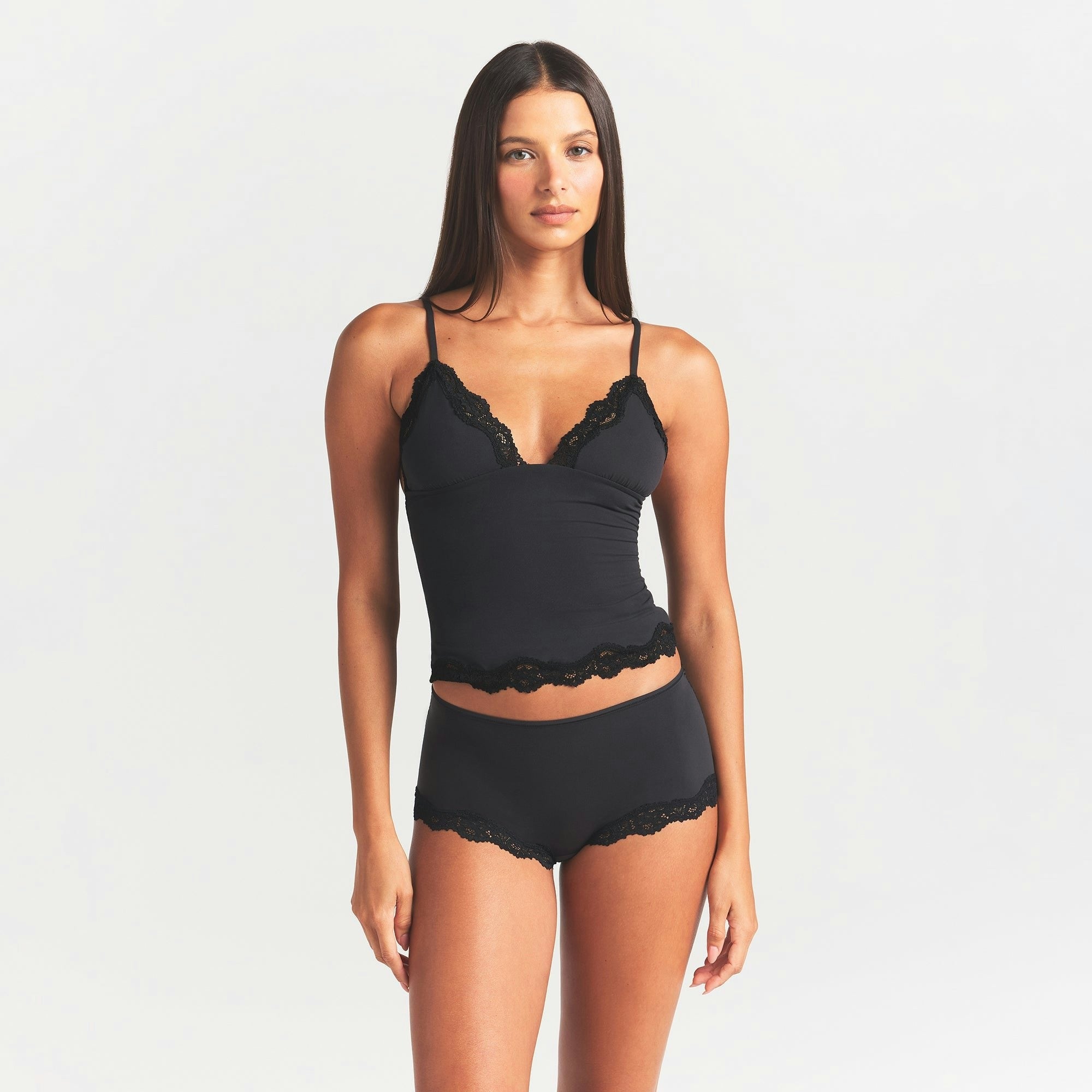 TRIANGLE CAMI AND BOY SHORT SET