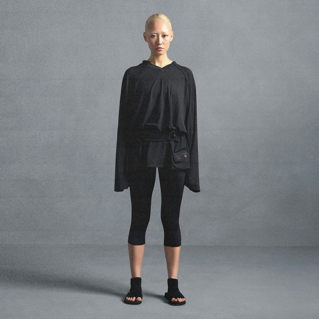 V-NECK OVERSIZED LONG SLEEVE TOP