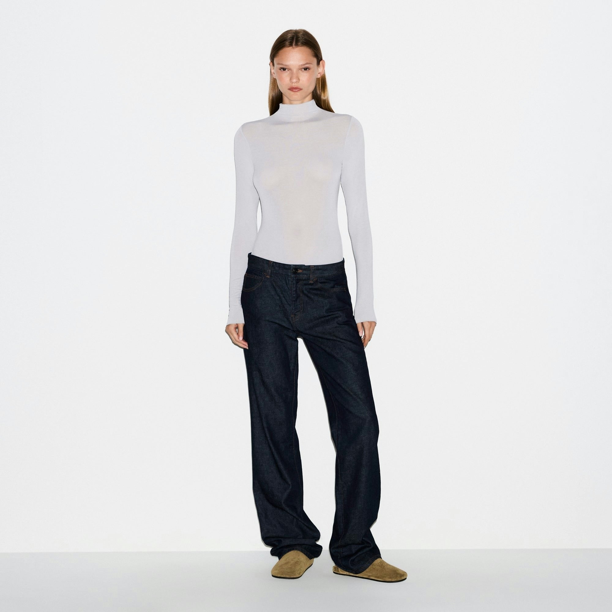 LONG SLEEVE TURTLENECK BODYSUIT