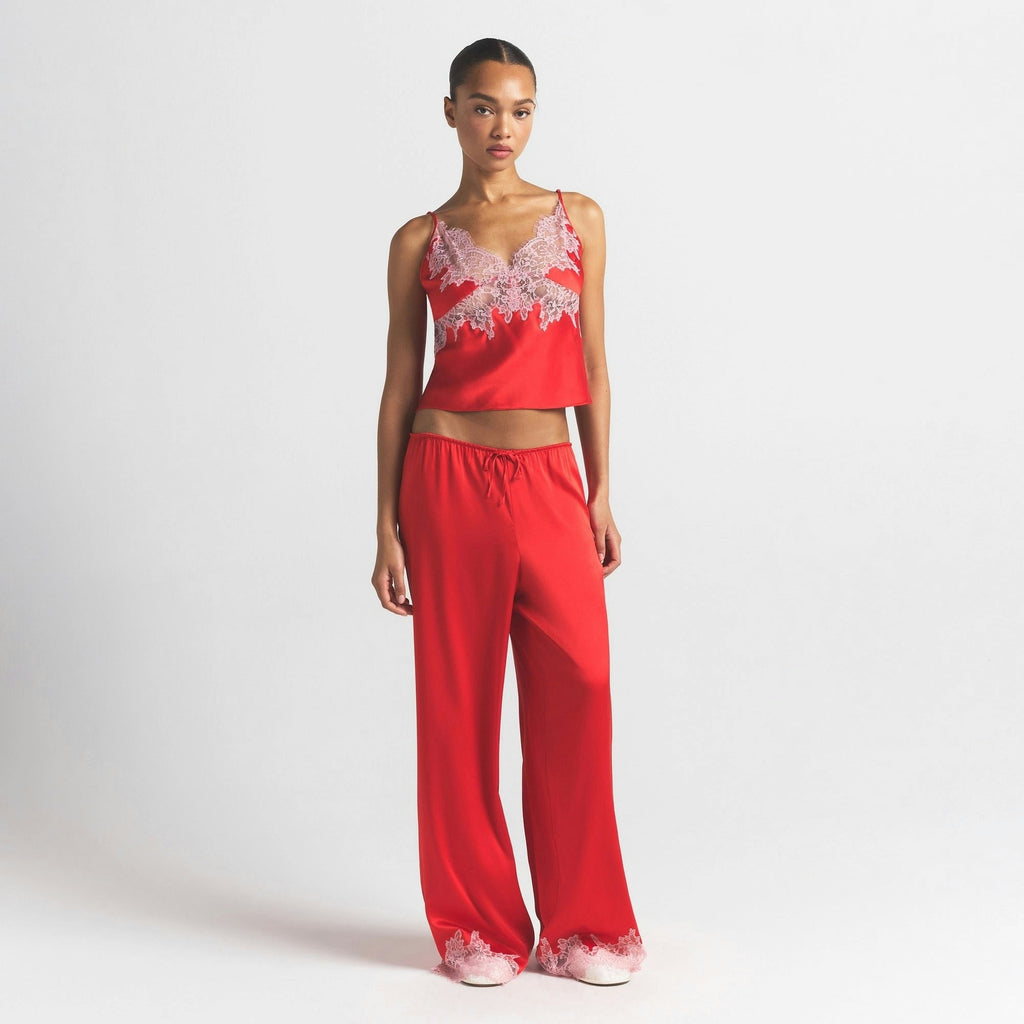 LACE STRAIGHT LEG PANT