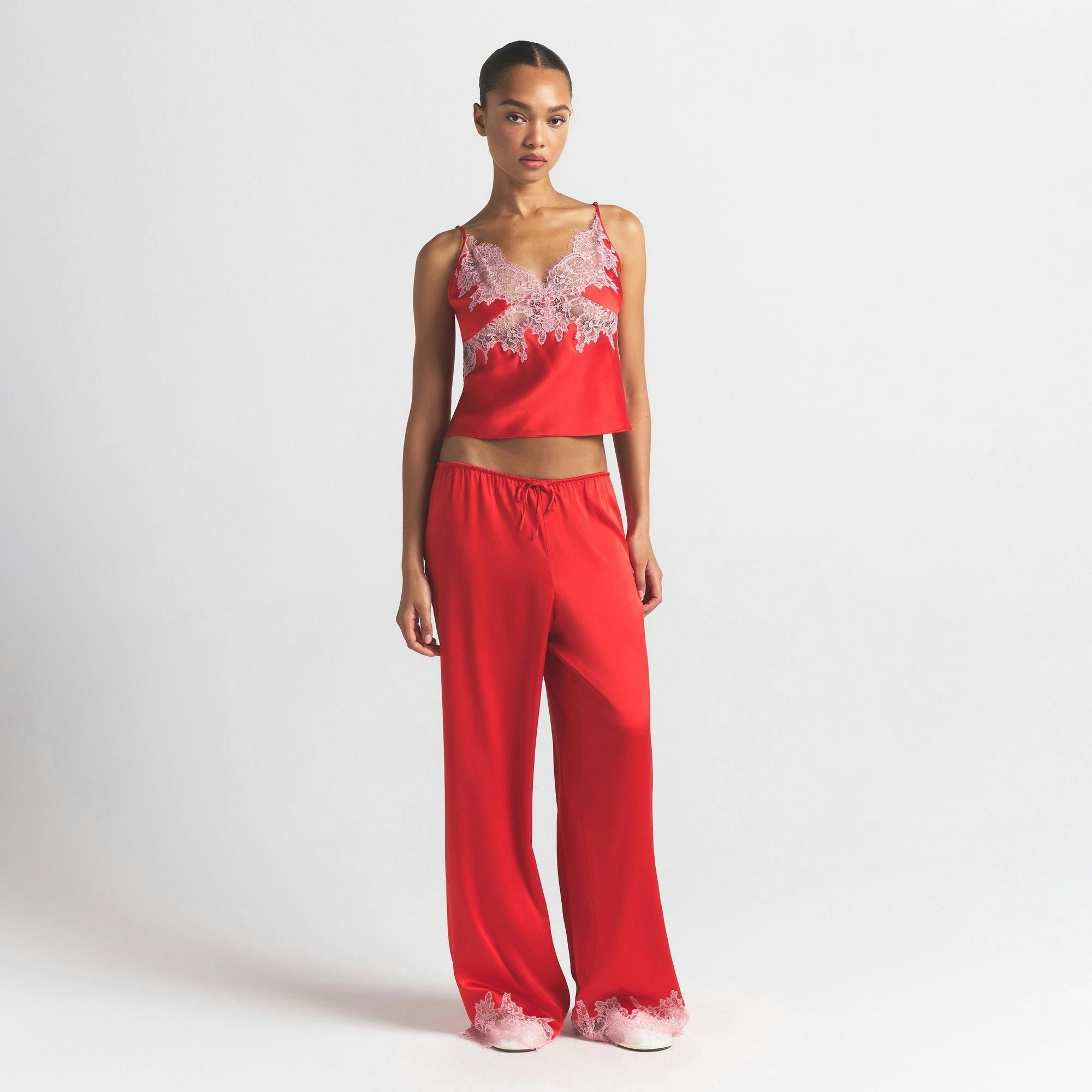 LACE STRAIGHT LEG PANT