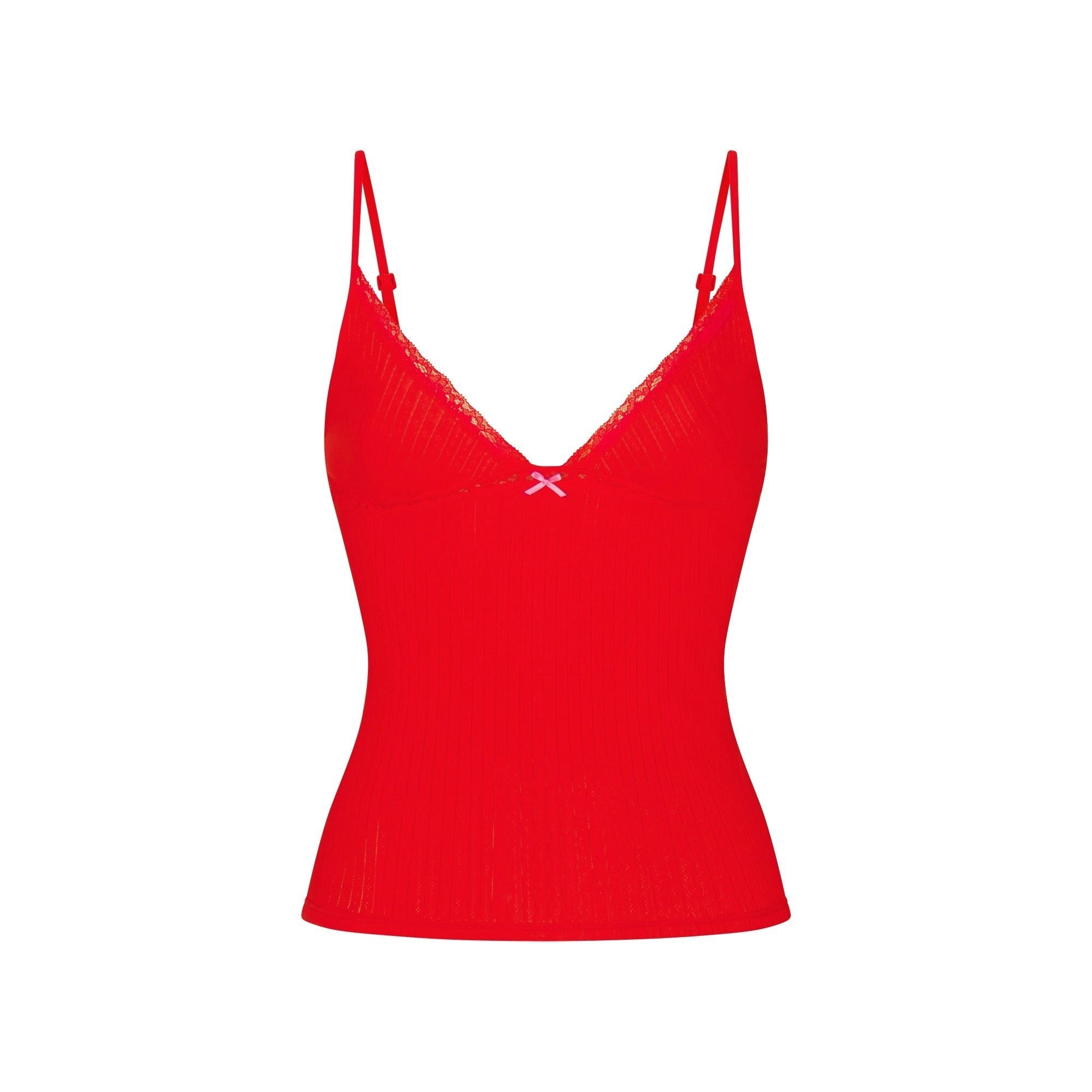POINTELLE LACE CAMI AND BOY SHORT SET