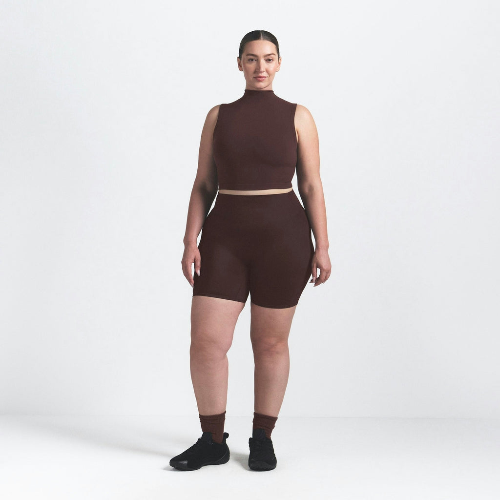 MOCK NECK RACER TANK