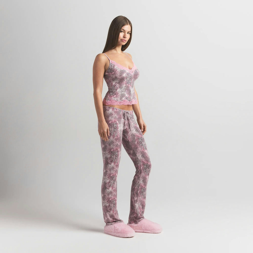 LACE CAMI AND PANT SET