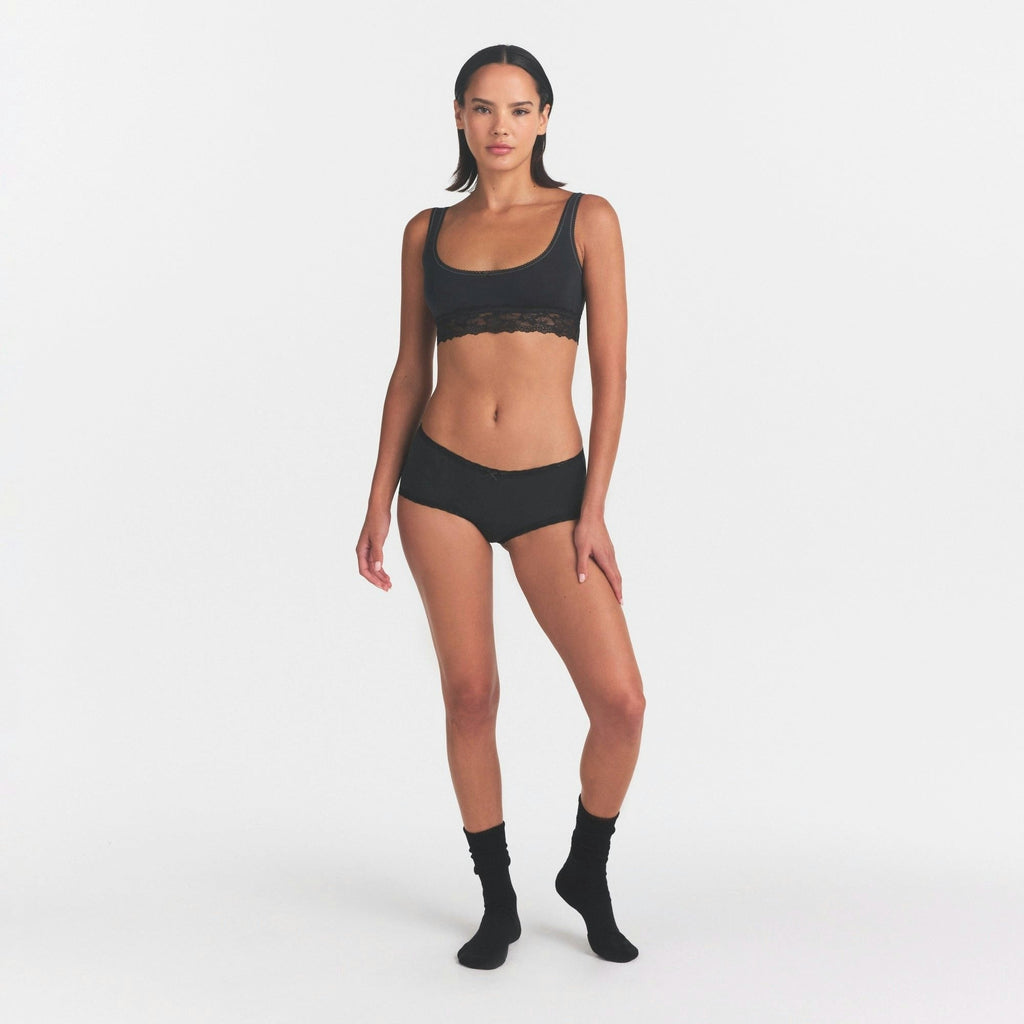 LACE BOY SHORT