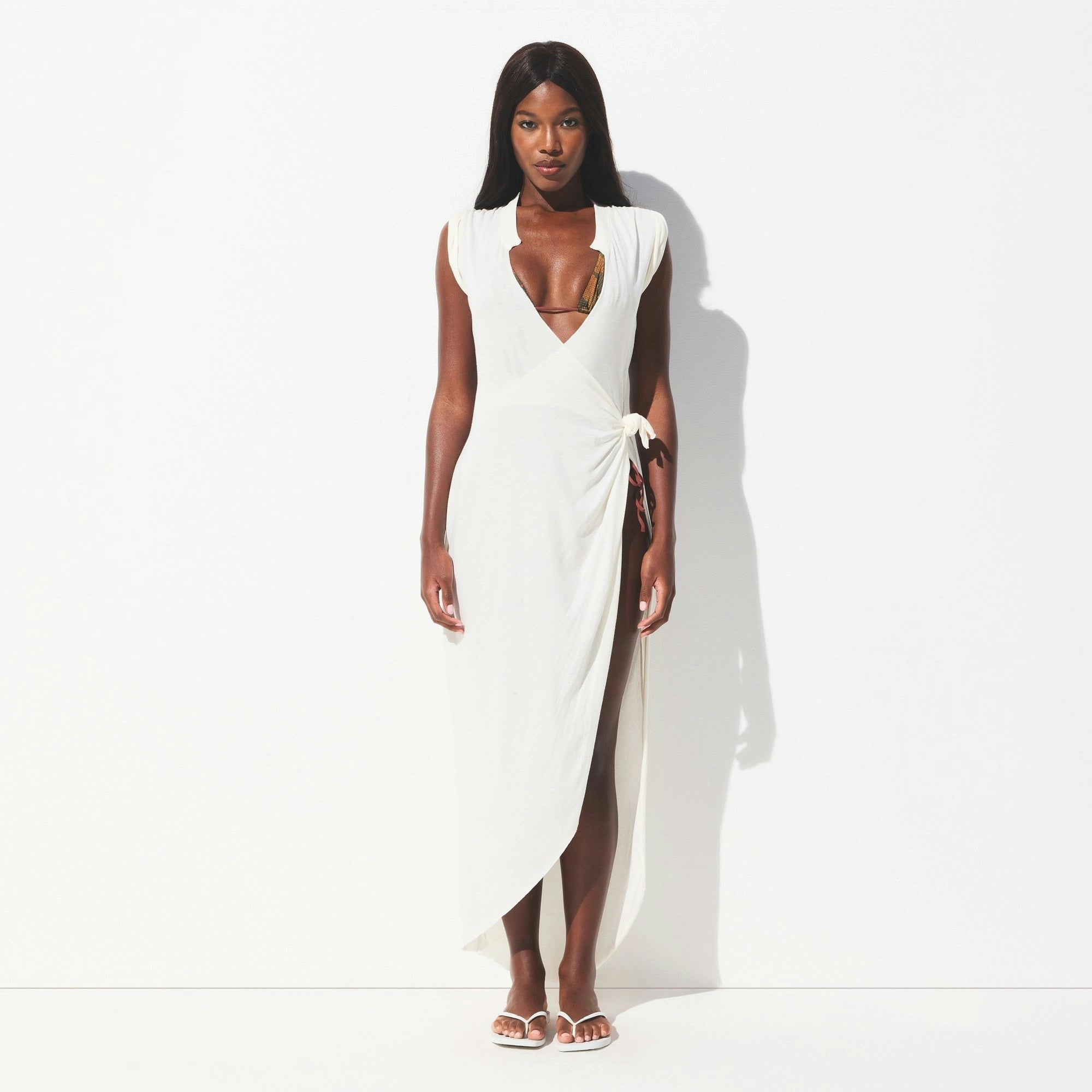 COTTON TIE DRESS