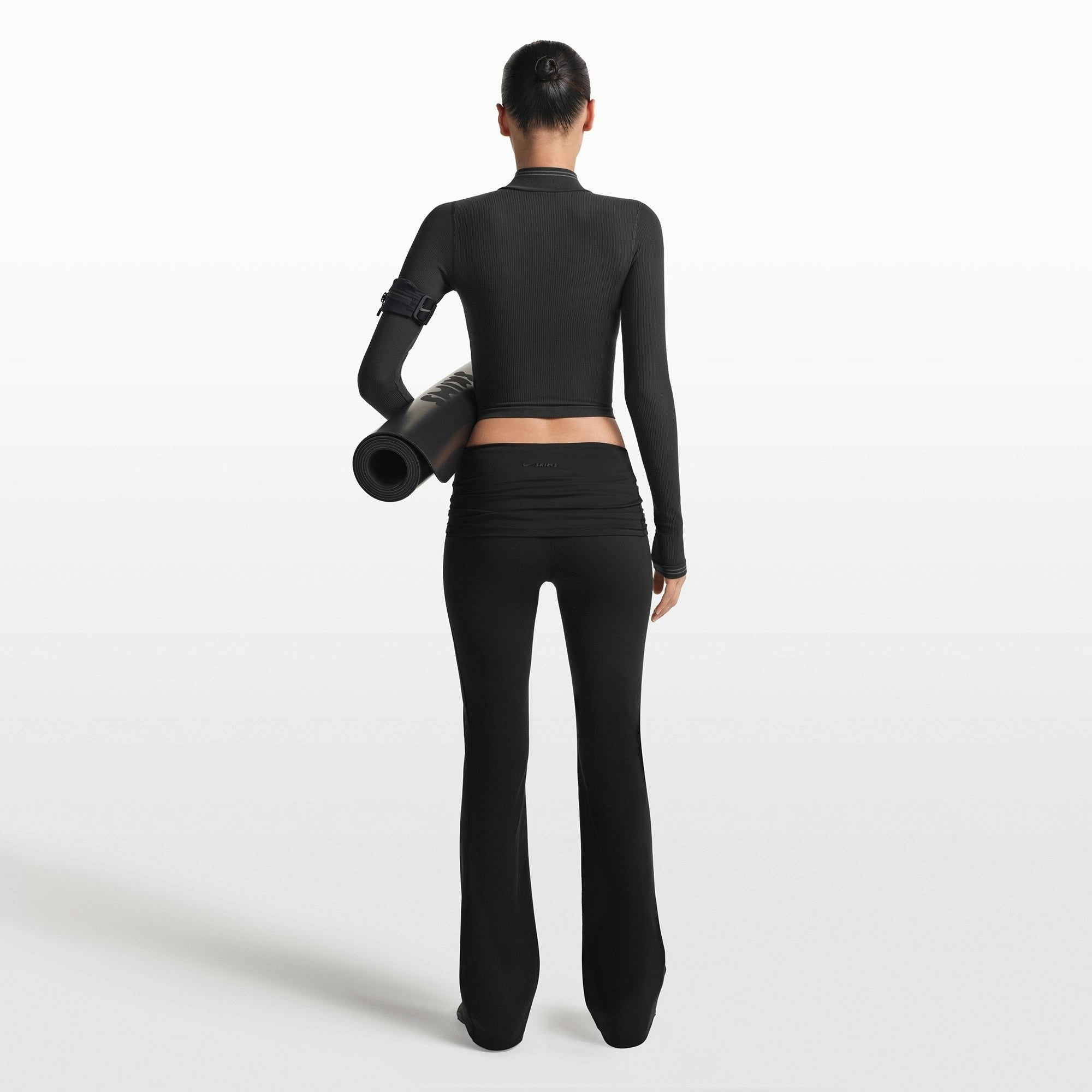 FOLDOVER SLIM FLARE LEGGING