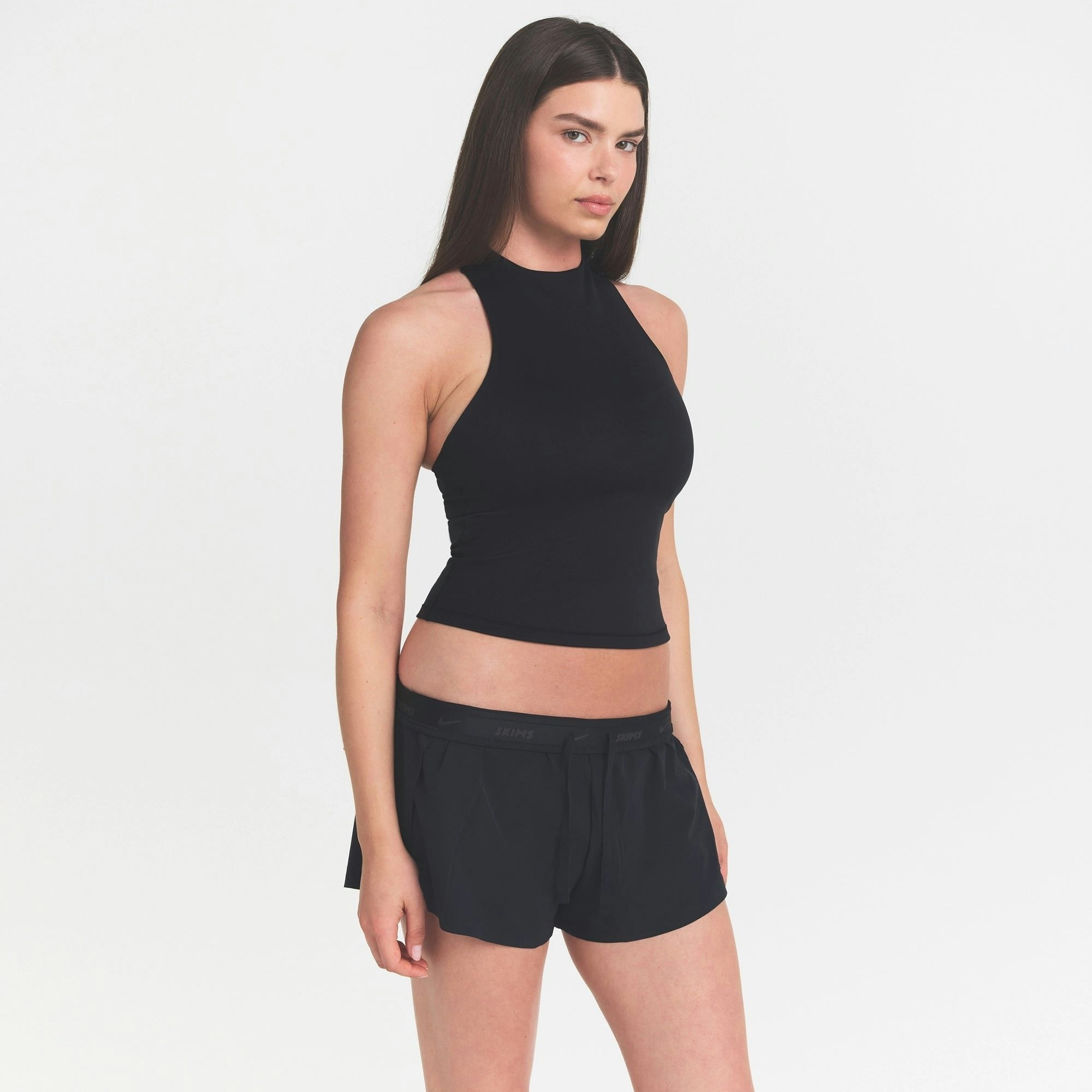 MOCK NECK RACER TANK