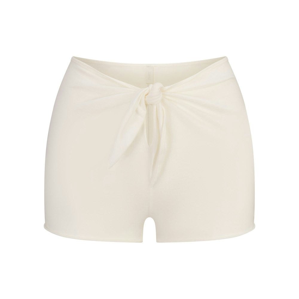COTTON PLUNGE TWIST TOP