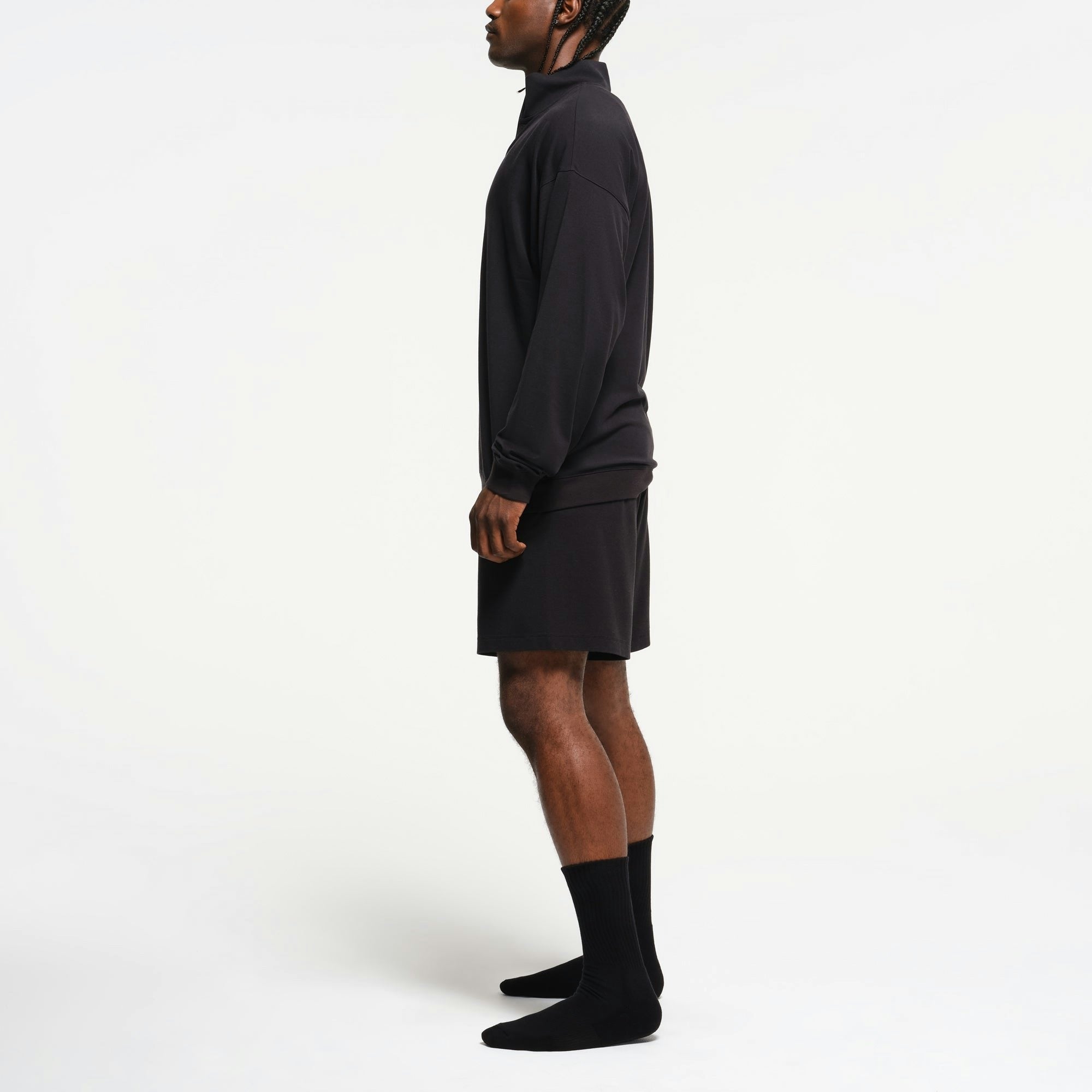 MENS RELAXED QUARTER ZIP PULLOVER