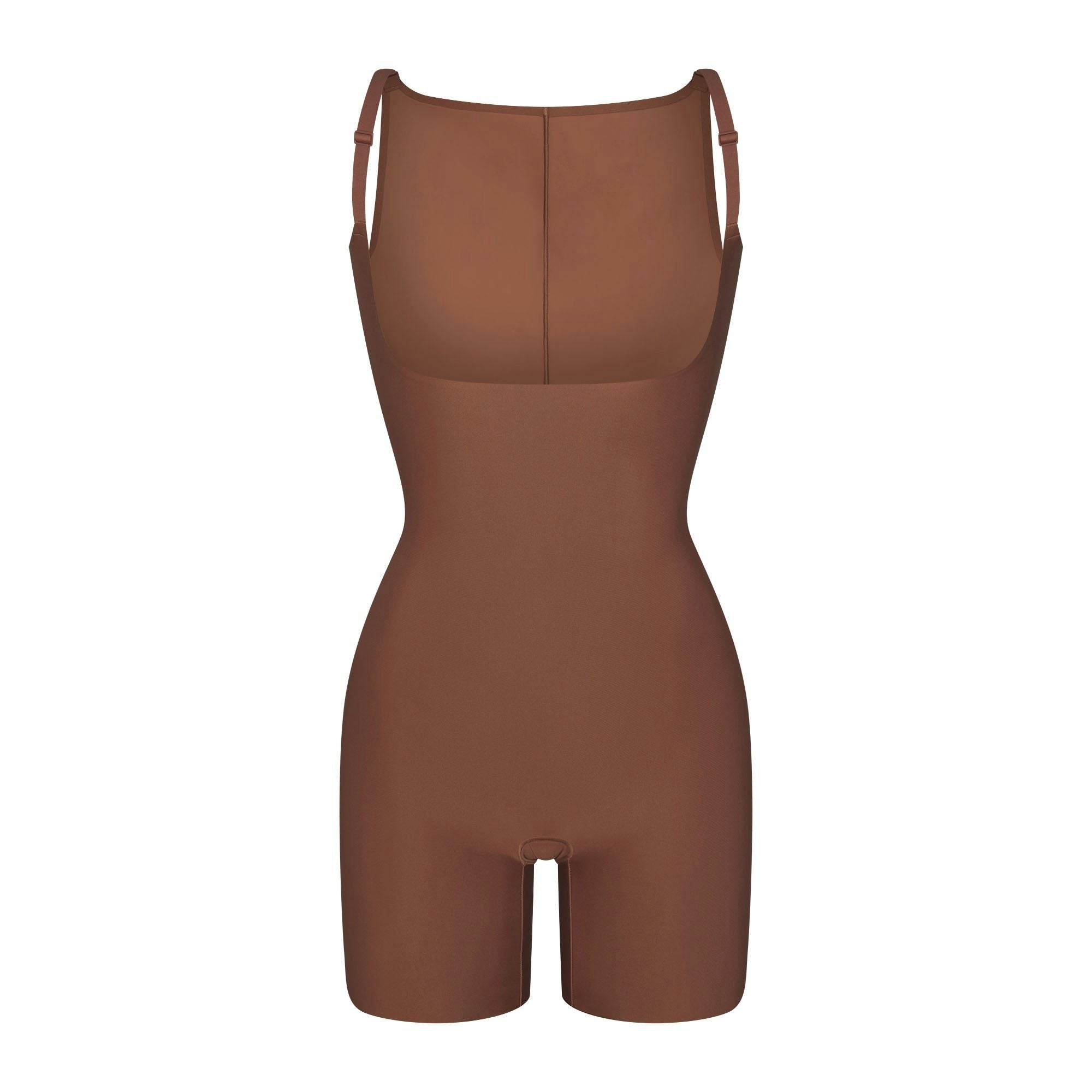 CORE SCULPT BACK SMOOTHING OPEN BUST MID THIGH BODYSUIT