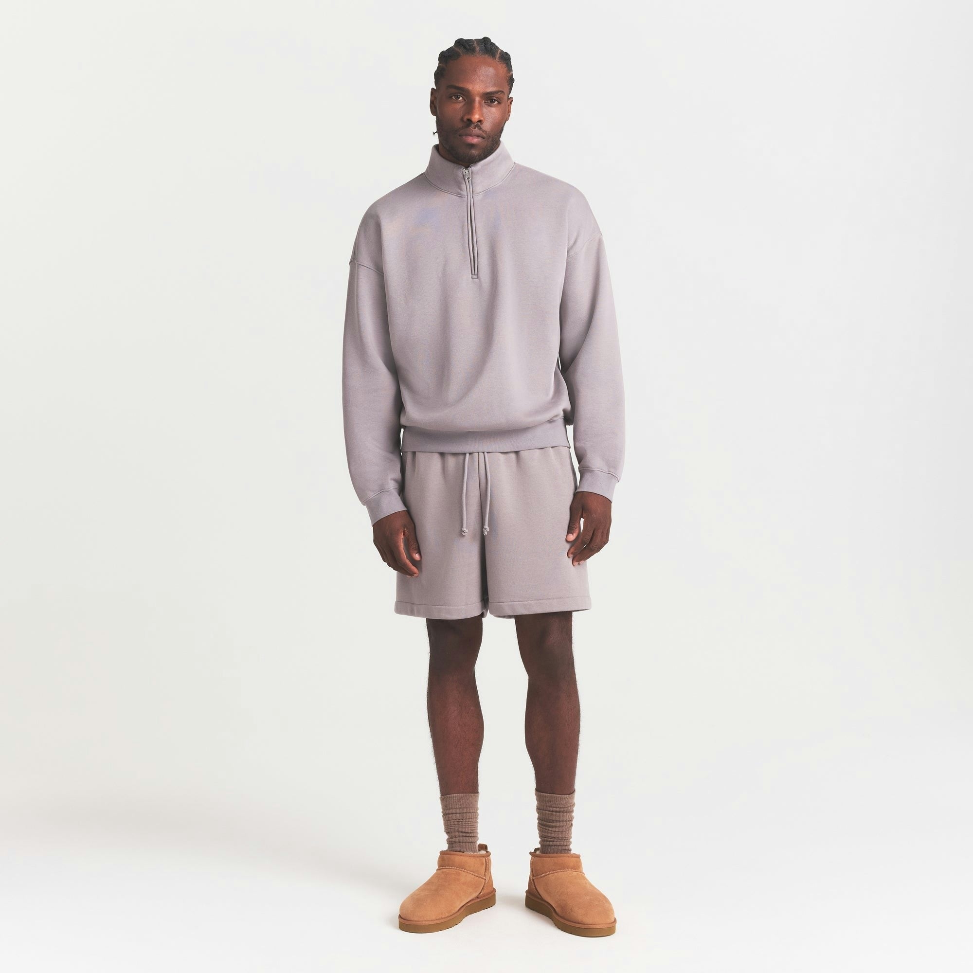 MENS RELAXED QUARTER ZIP