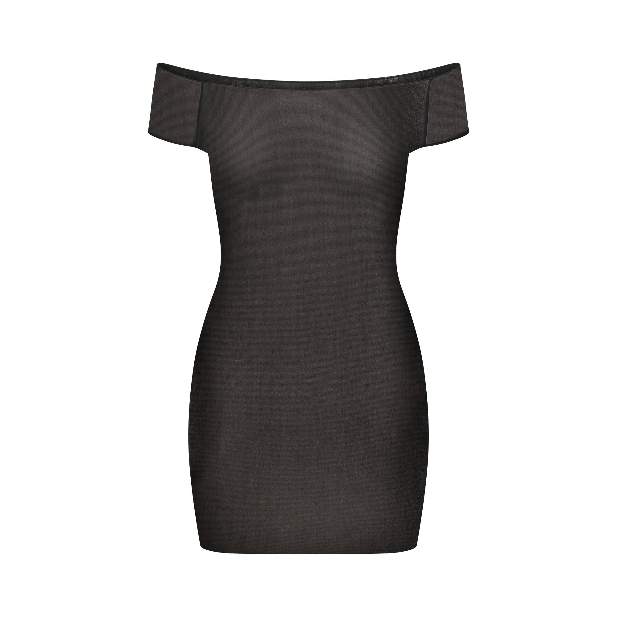 MESH COVER-UPS MINI DRESS