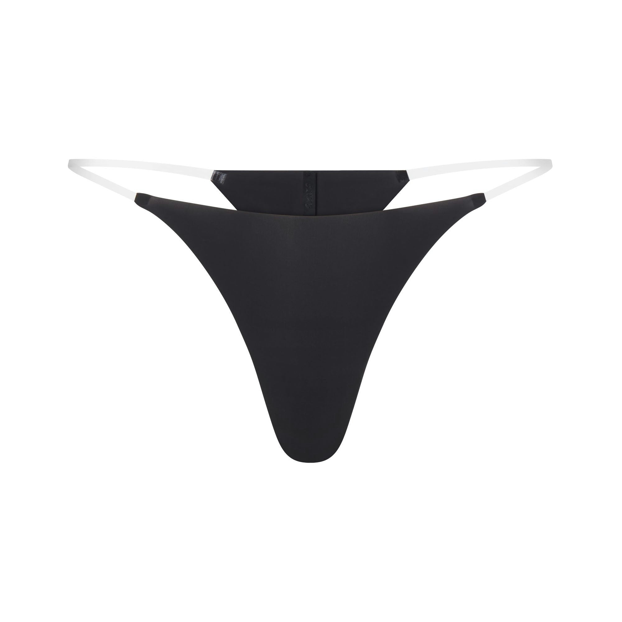 CLEAR STRAP STRING THONG