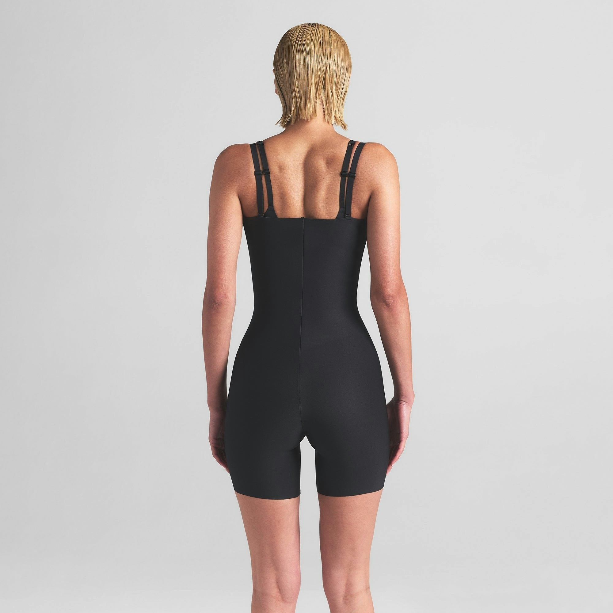 CORE SCULPT OPEN BUST MID THIGH BODYSUIT