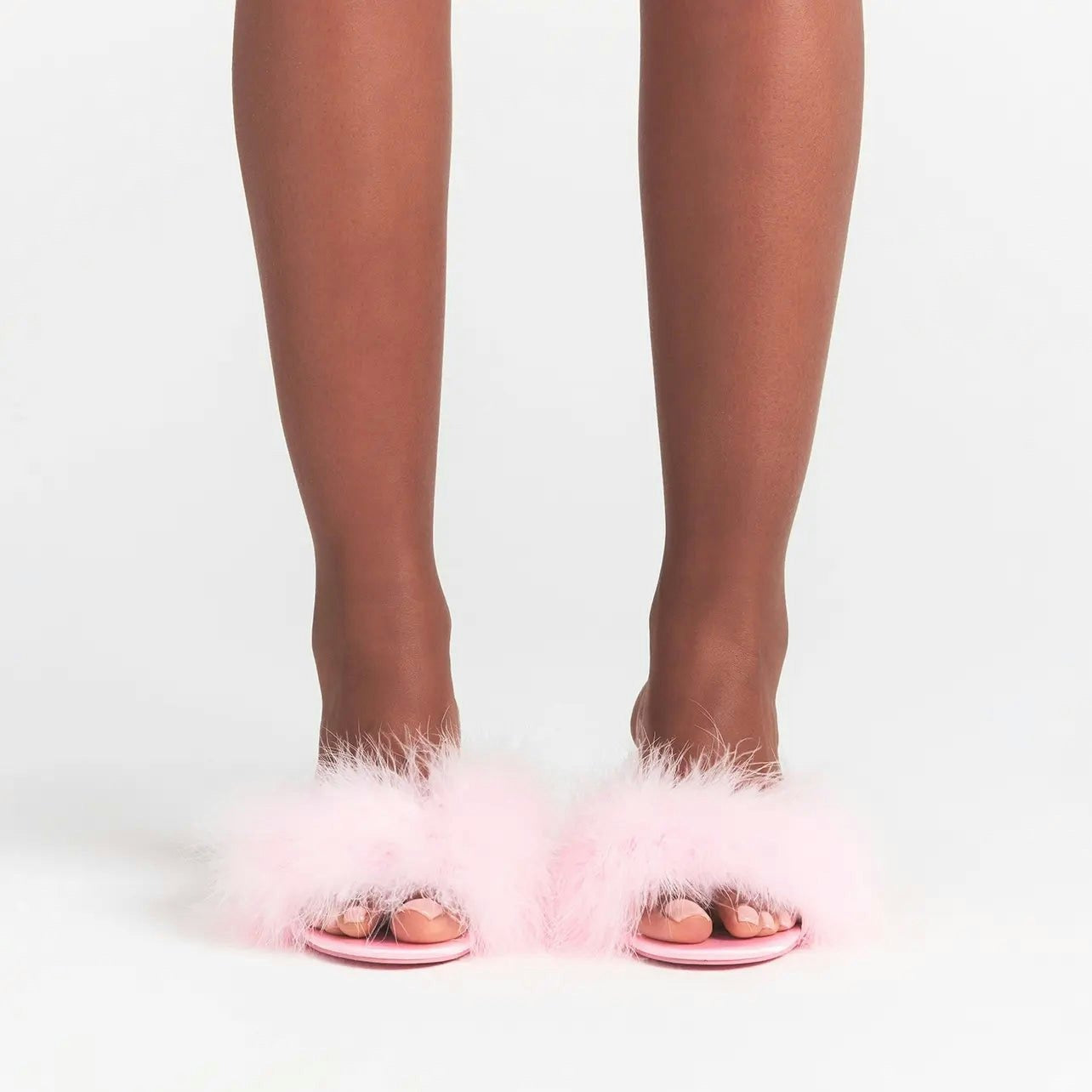 FEATHER KITTEN HEEL