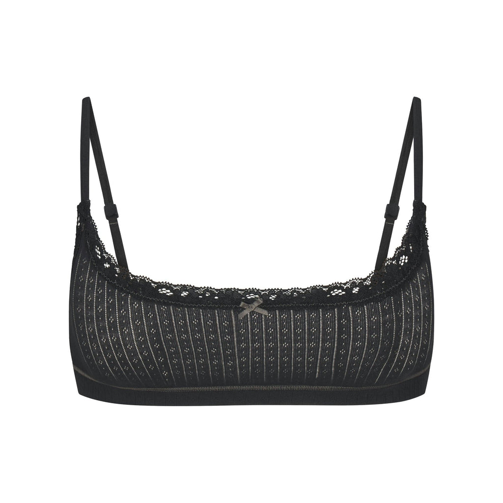 POINTELLE SCOOP BRALETTE