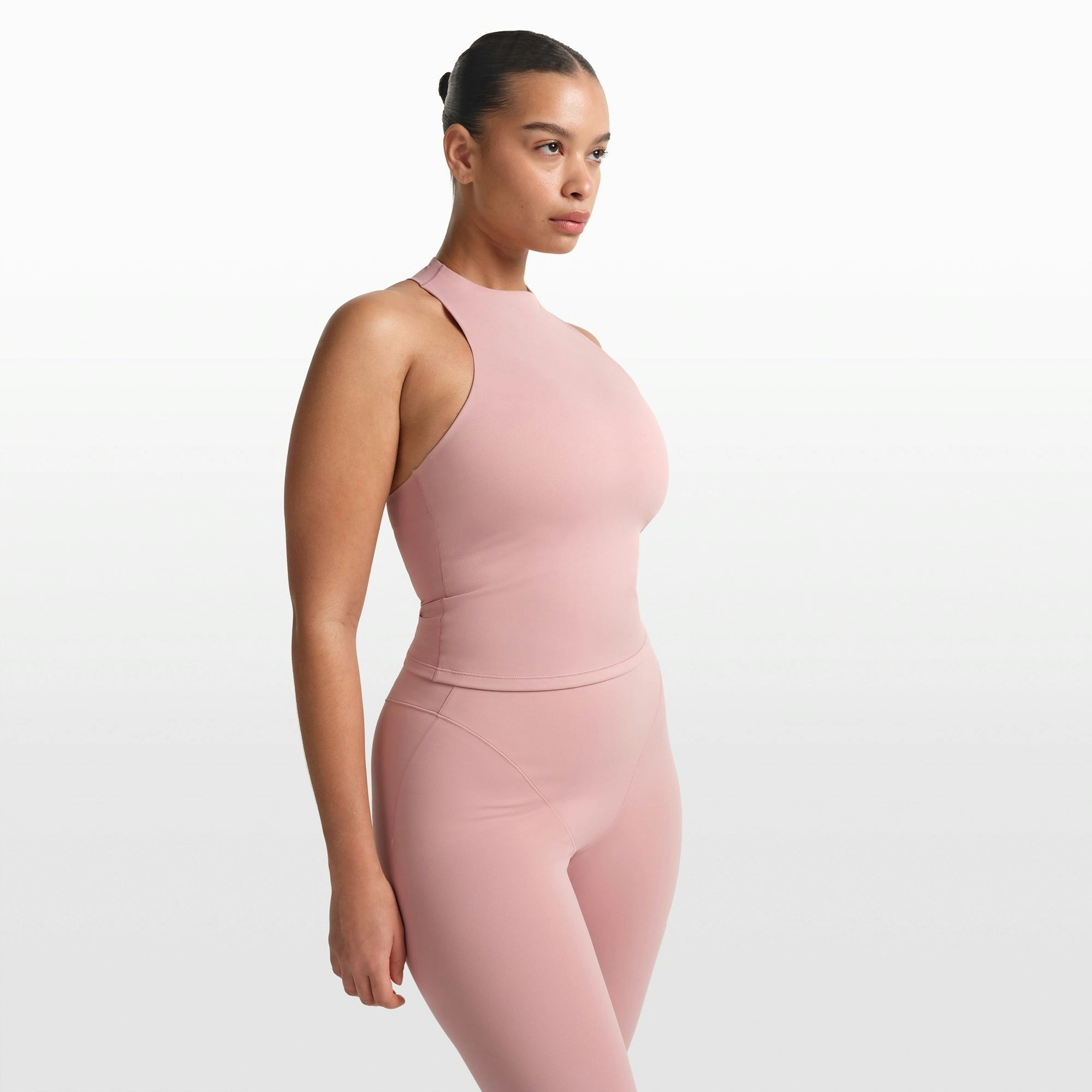 MOCK NECK RACER TANK