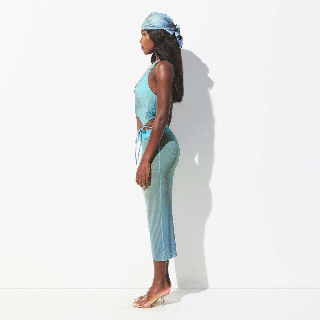 MESH COVER-UPS MIDI SKIRT