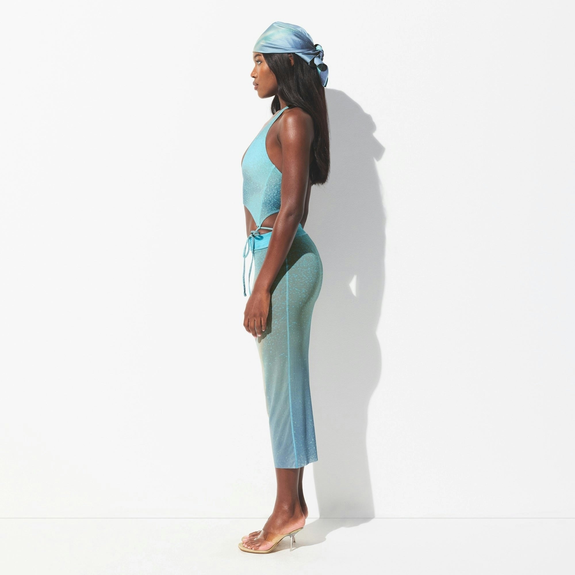 MESH COVER-UPS MIDI SKIRT