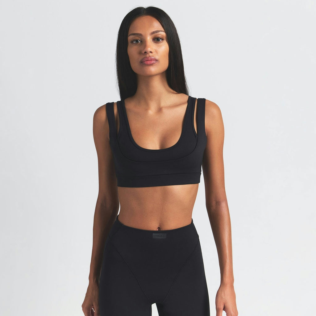DOUBLE STRAP SCOOP BRA