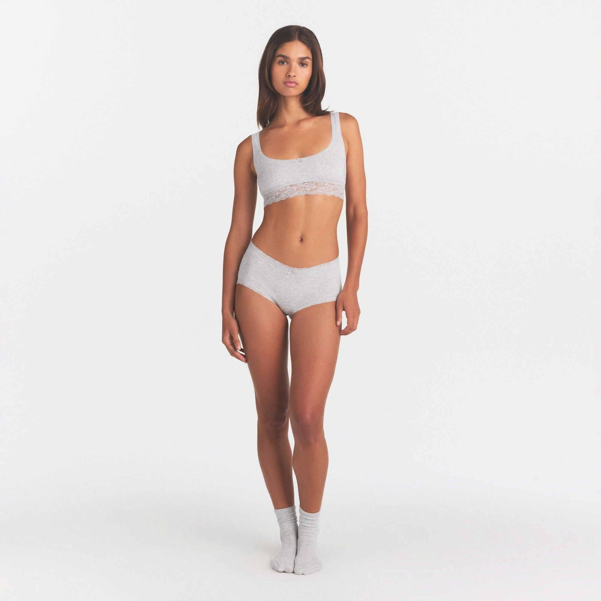 LACE BOY SHORT