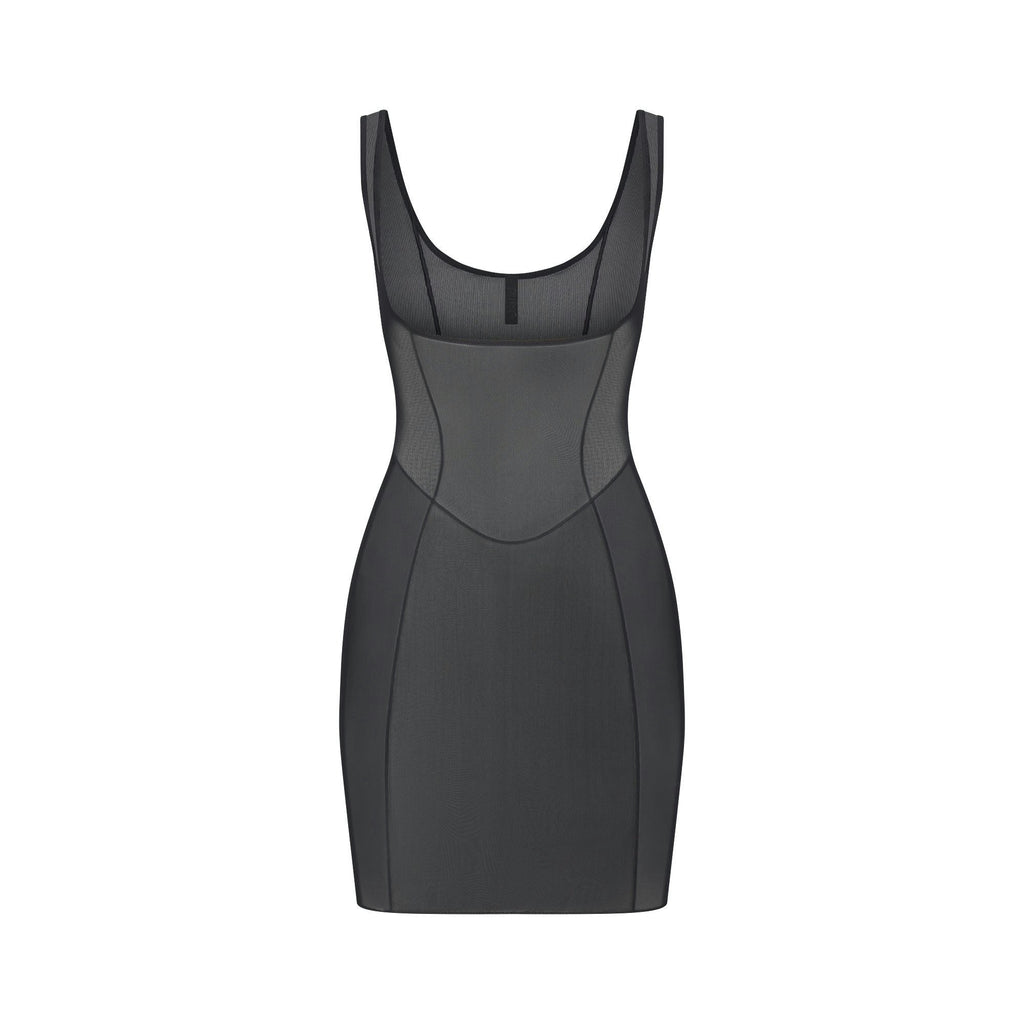 OPEN BUST SLIP DRESS