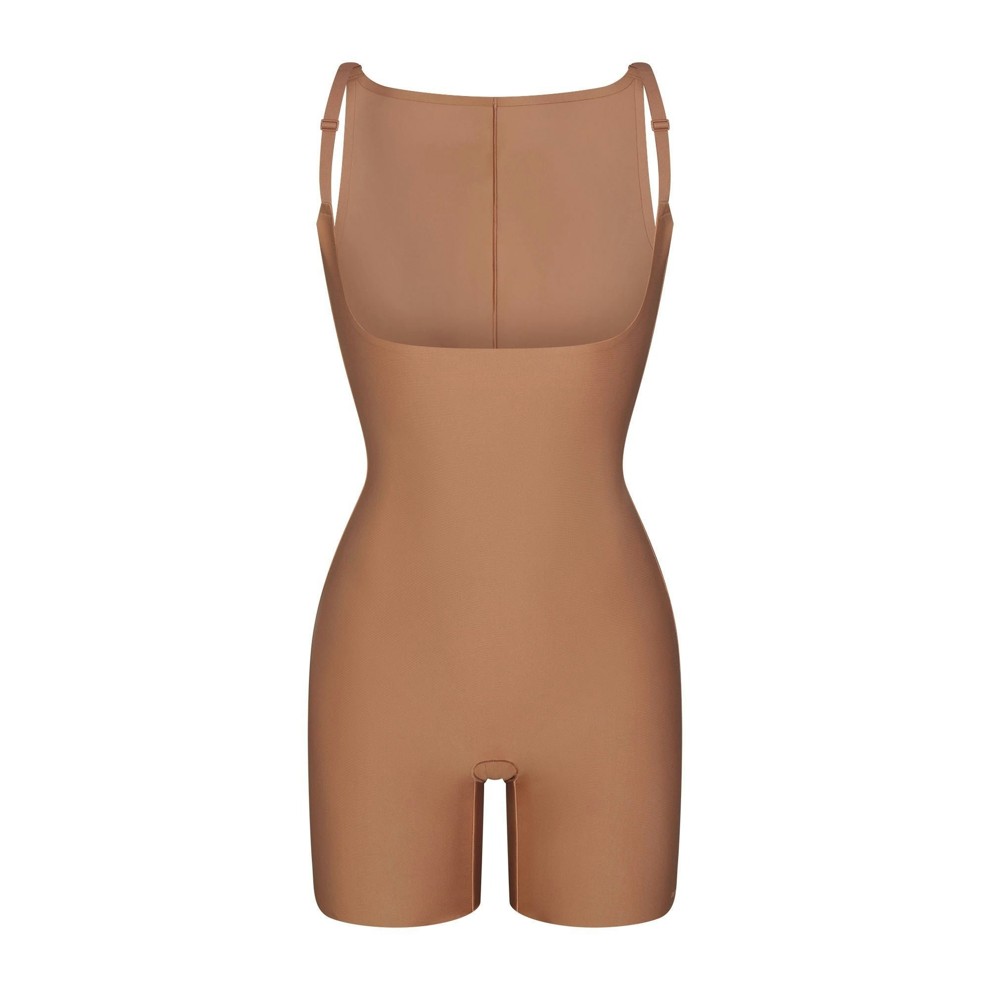 CORE SCULPT BACK SMOOTHING OPEN BUST MID THIGH BODYSUIT