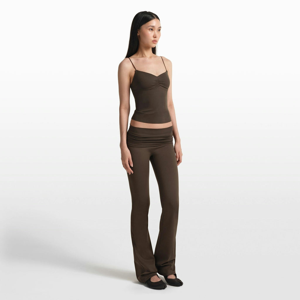 FOLDOVER SLIM FLARE LEGGING