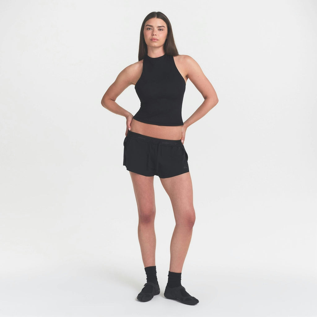 MOCK NECK RACER TANK