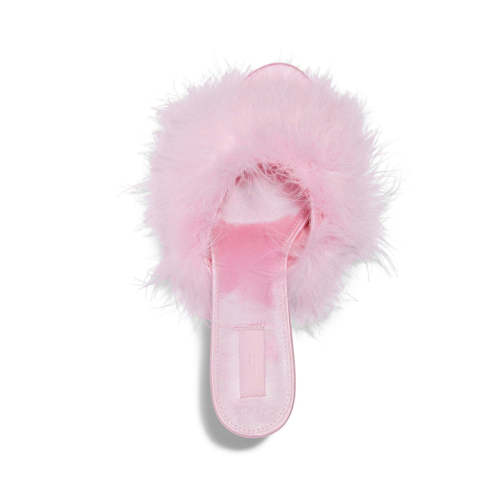 FEATHER KITTEN HEEL