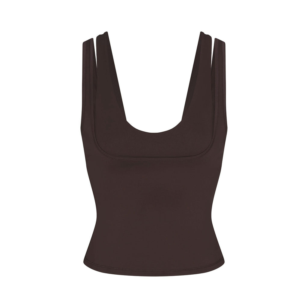 DOUBLE STRAP SCOOP TANK