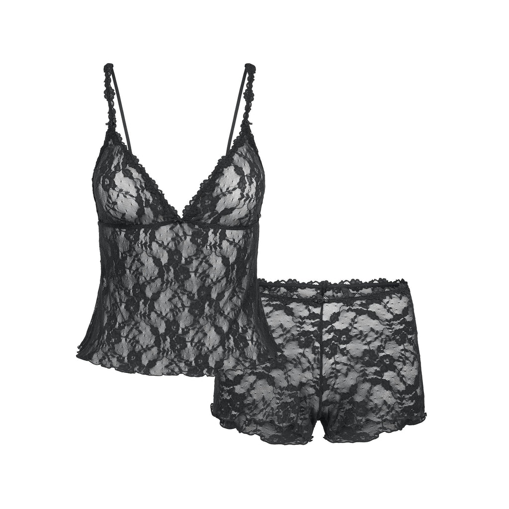 TRIANGLE CAMI AND SHORT SET