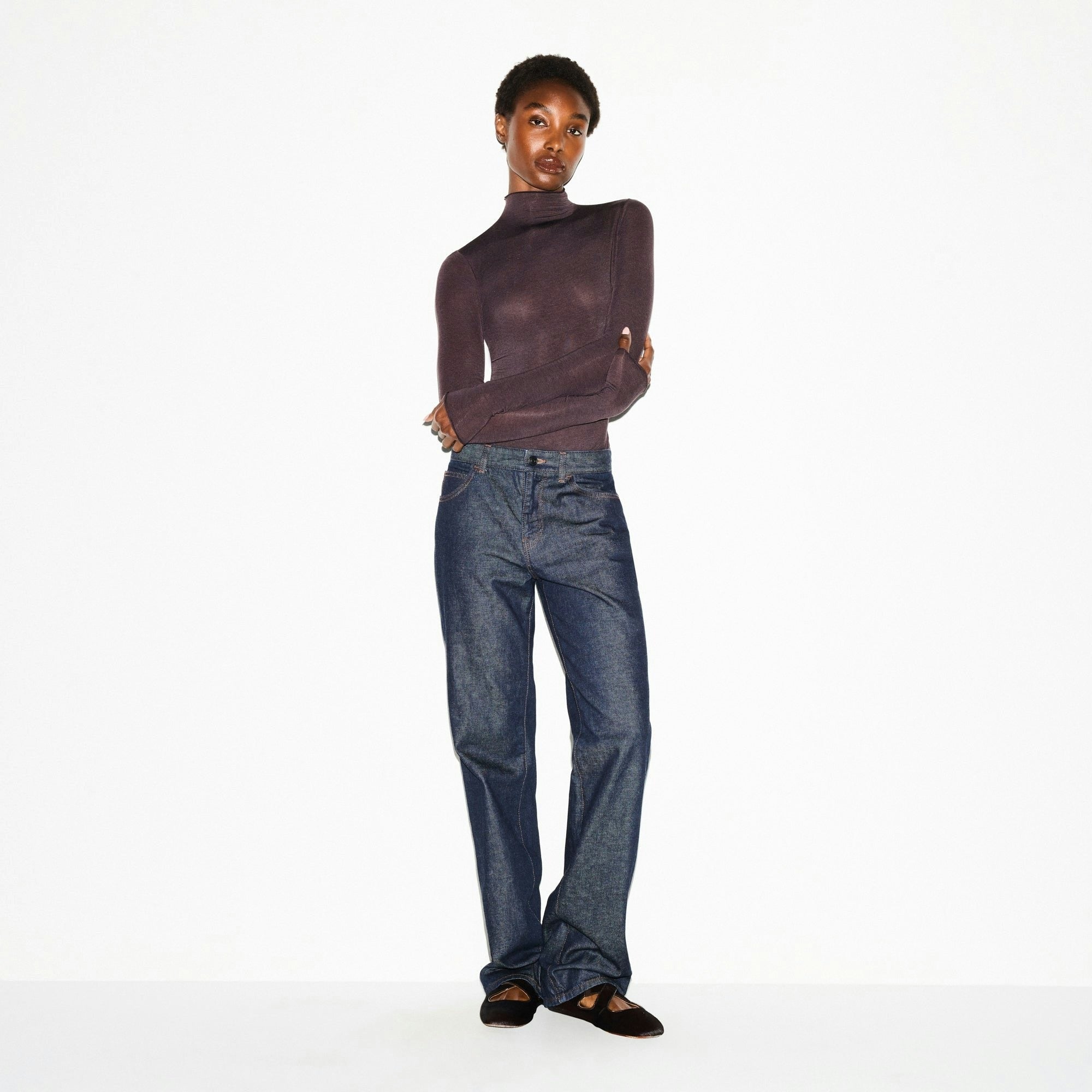 LONG SLEEVE TURTLENECK BODYSUIT