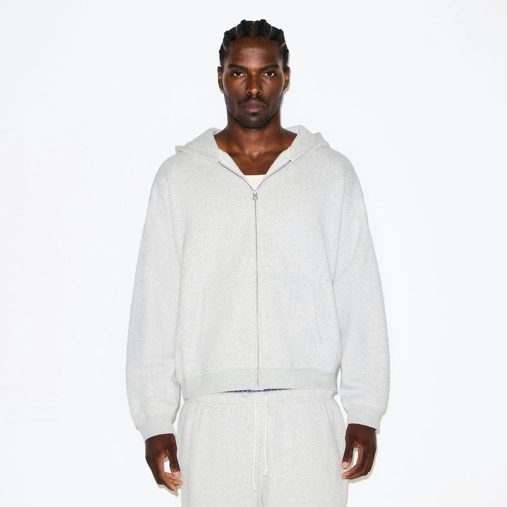 MENS RELAXED ZIP UP HOODIE