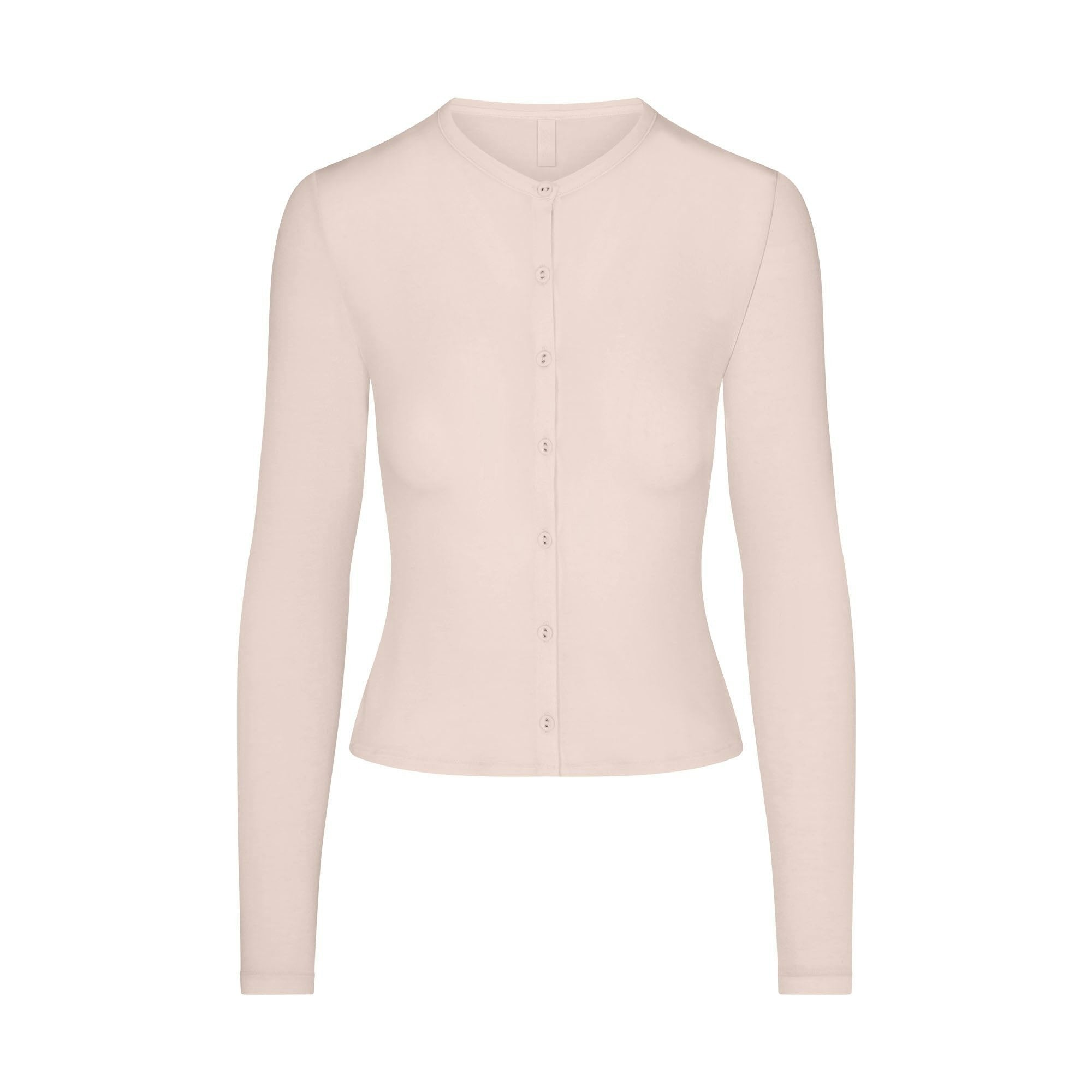CARDIGAN WITH COVERED BUTTONS