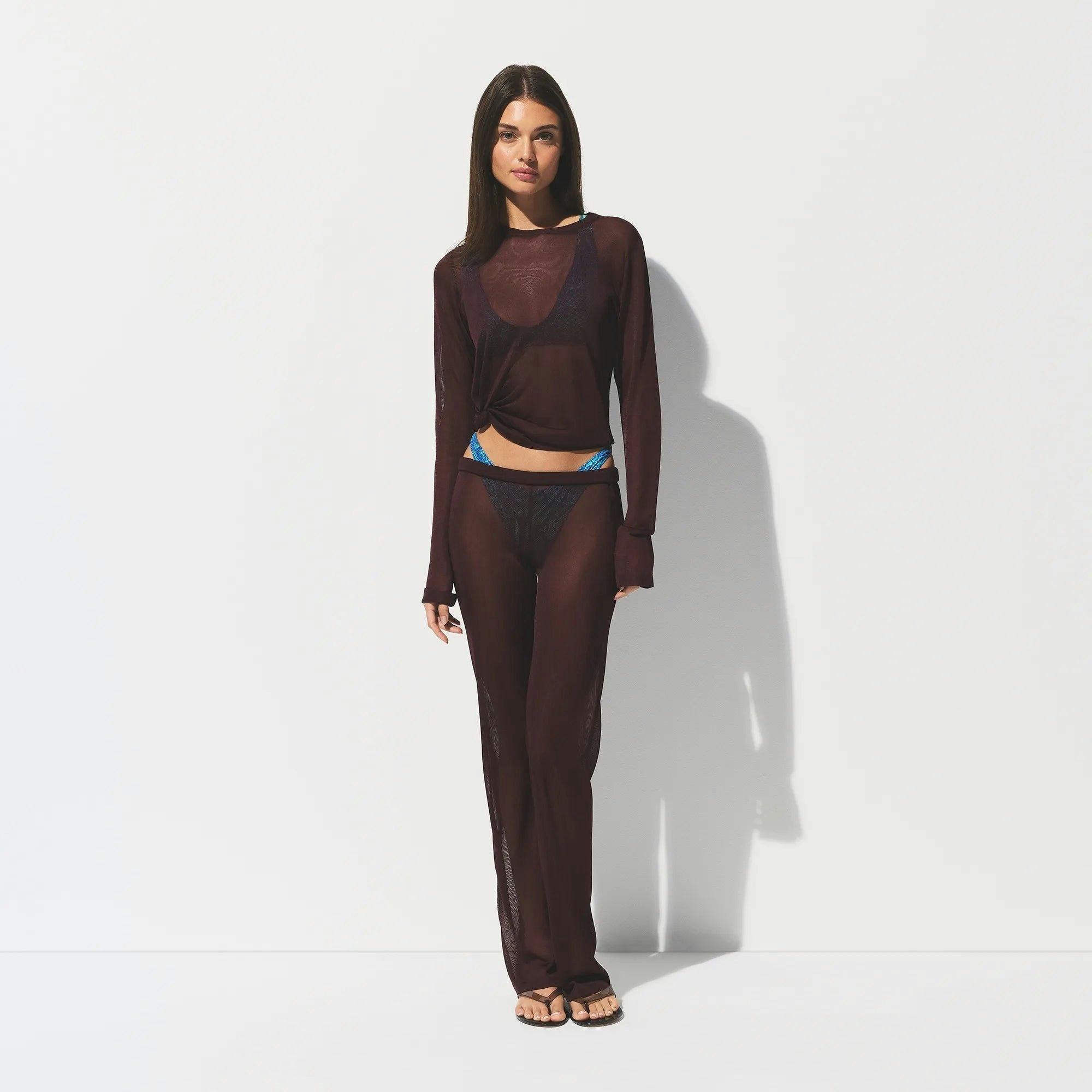 CREW NECK LONG SLEEVE TOP
