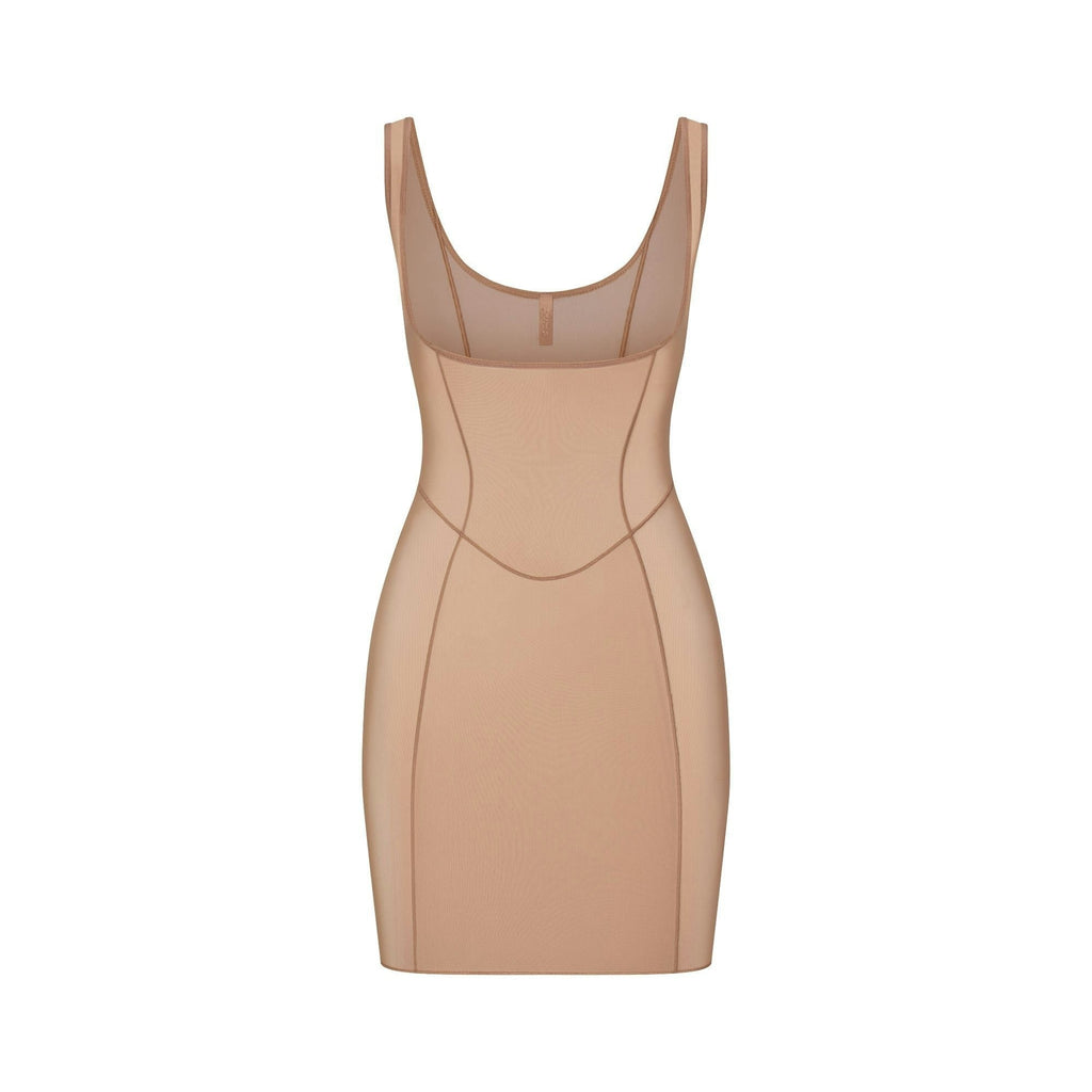 OPEN BUST SLIP DRESS