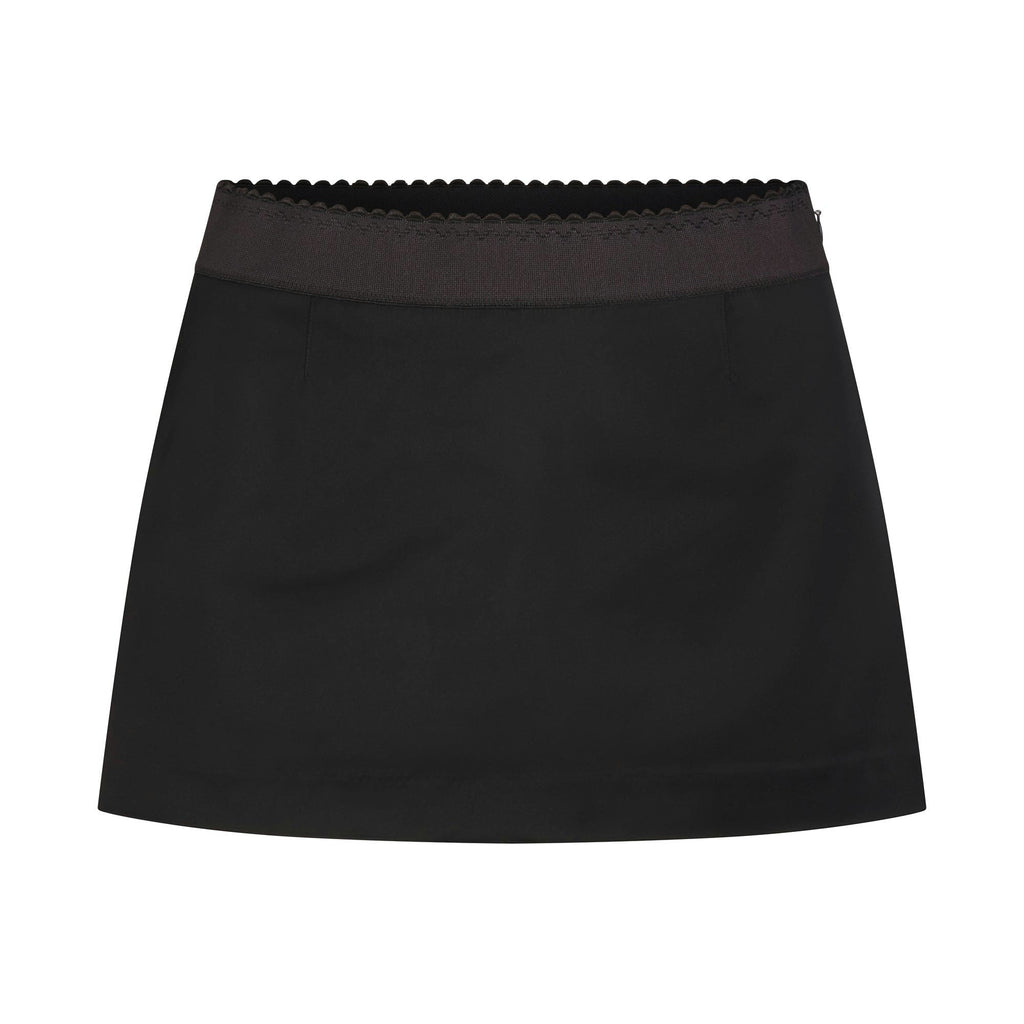 SATIN MINI SKIRT