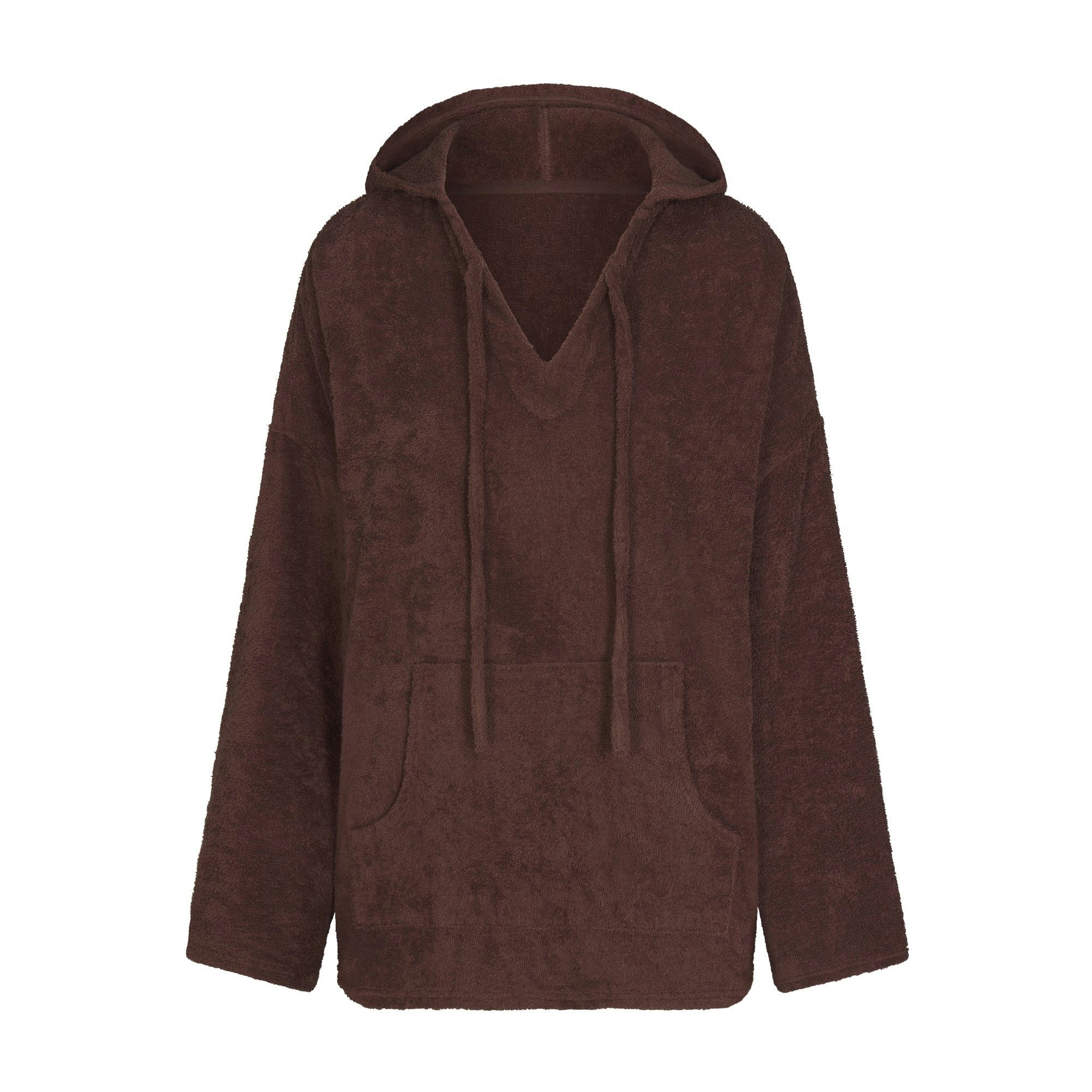 TERRY COVER-UPS OVERSIZED HOODIE