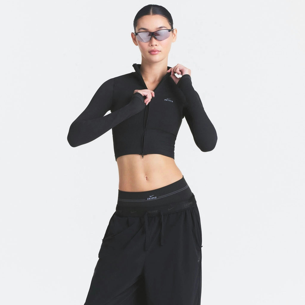 ZIP UP CROP JACKET