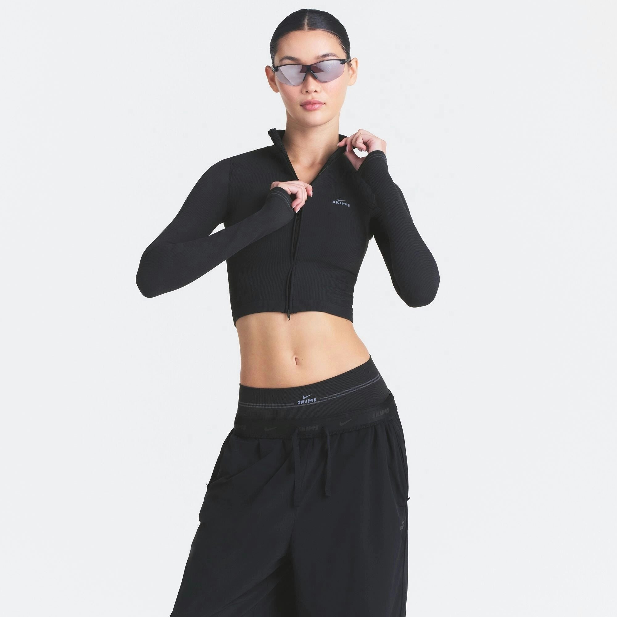 ZIP UP CROP JACKET