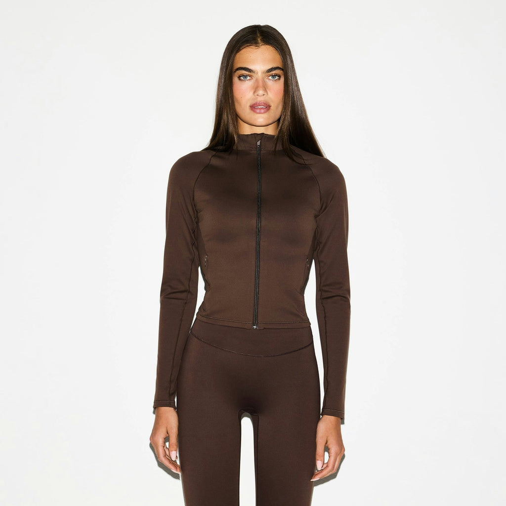 MOCK NECK FULL ZIP JACKET