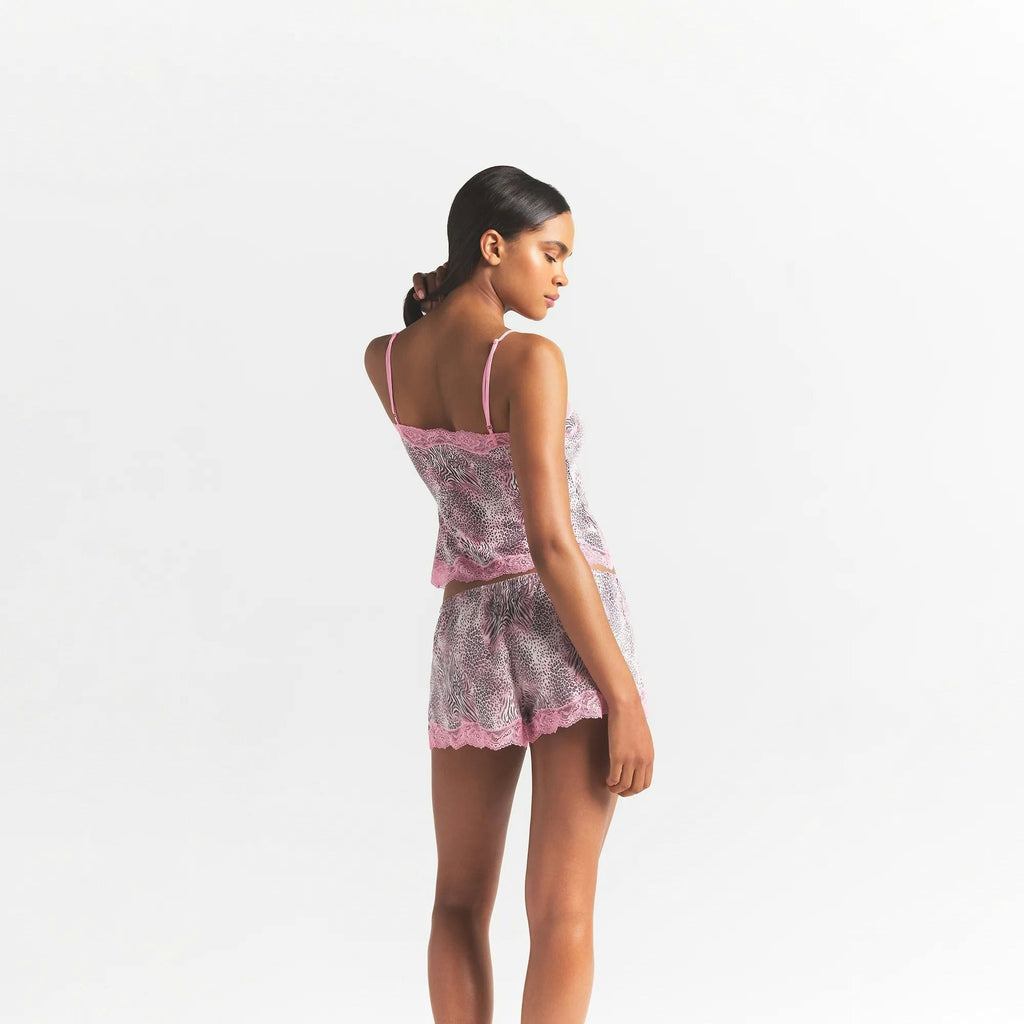 LACE CAMI AND SHORT SET