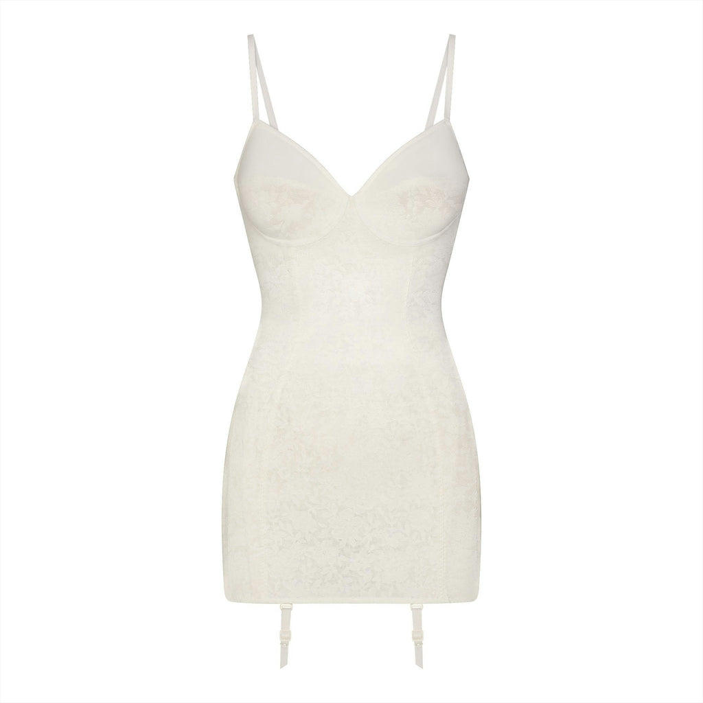 LACE SHAPEWEAR MINI SLIP DRESS